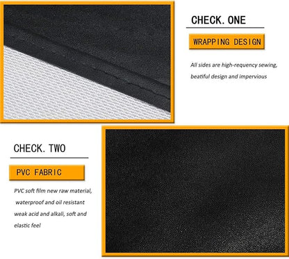 Homsolver 2 Pack Waterproof Rubber Aprons, Heavy Duty Butcher - Image 5