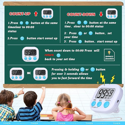 Mwellewm 6 Packs Digital Timers - Image 5