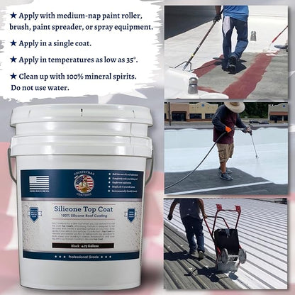 Countryman Coatings 100% Silicone Roof Coating - Image 2