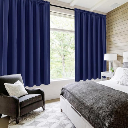 DWCN Blackout Curtains for Living Room Thermal Insulated, Energy Saving & Noise - Image 2