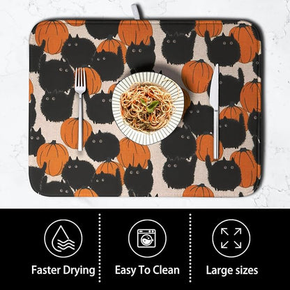 Happy Halloween Dish Drying Mat - Image 4