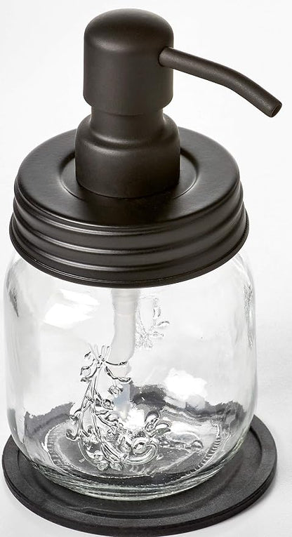 Black 12oz Mason Jar Soap and/or Lotion Dispensers - Image 3
