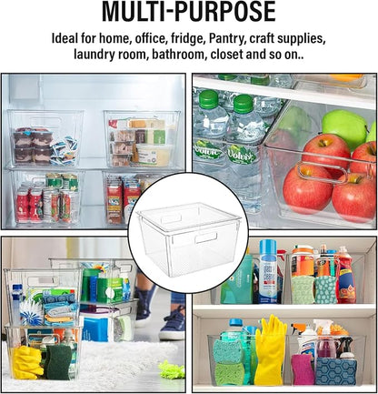 Extra Large Stackable Clear Plastic Storage Bins - Image 6
