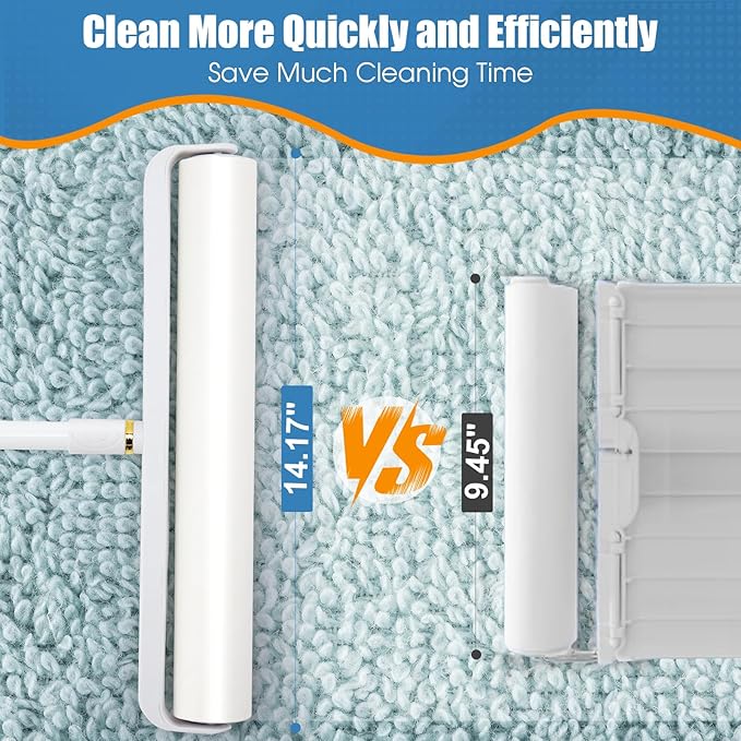 14.17" Lint Roller Refills, Extreme Sticky Large Surface Lint Roller - Image 2