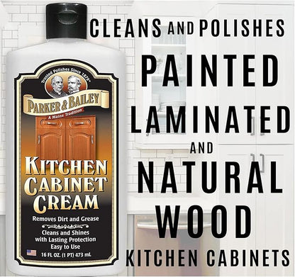 Parker and Bailey Kitchen Cabinet Cream-Wood Cleaner-Grease Remover 16 oz - Image 2