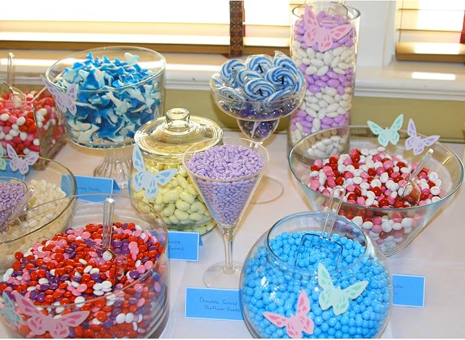 Clear Plastic Acrylic Scoops 24 Pcs | 6.5” Medium Kitchen Scoop | Wedding - Image 4