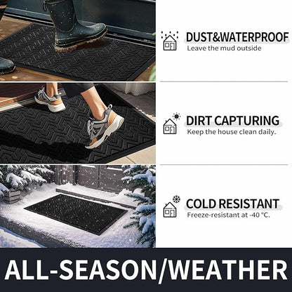 Yimobra Front Door Mat Outside Entrance 29.5x17, Waterproof Heavy Duty Outdoor - Image 5