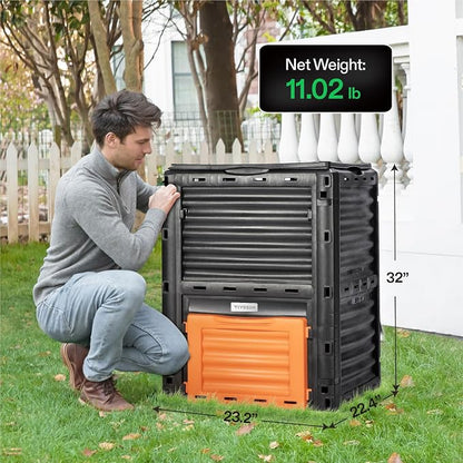VIVOSUN Compost Bin 80Gallon, Outdoor Composter W/Large Capacity & Easy - Image 5