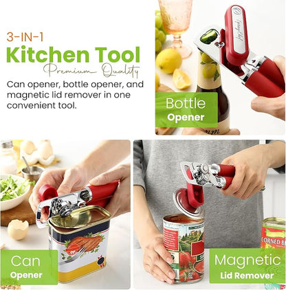 Spring Chef Stainless Steel Can Opener - Image 4