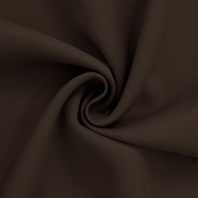 BGment Brown Blackout Curtains for Kitchen Cafe Window - Image 8