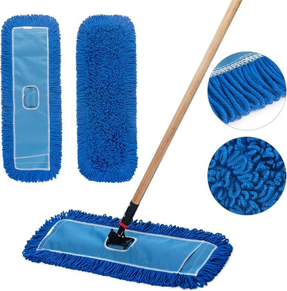 Matthew 24'' Microfiber Loop Dust Mop Washable Commercial&Residential Heavy - Image 5