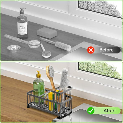 Self-Draining Kitchen Sink Caddy - Image 6