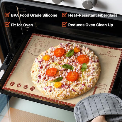 Silicone Baking Mat, Reusable Food Grade Silicone Counter Mat - Image 2