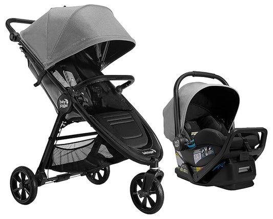 Baby Jogger City Mini GT2 All-Terrain Travel System with City GO 2 Infant Car Seat Pike Exclusive Includes Belly Bar Leatherette Handlebar and Premium Fabric