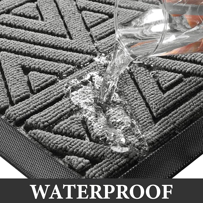 Yimobra Extra Large Door Mat 60x32, All-Weather Waterproof Non-Slip Welcome - Image 8