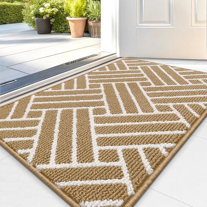 OLANLY Indoor Door Mat, 32x20 Inch, Dirt Resistant and Absorbent, Non-Slip by OLANLY