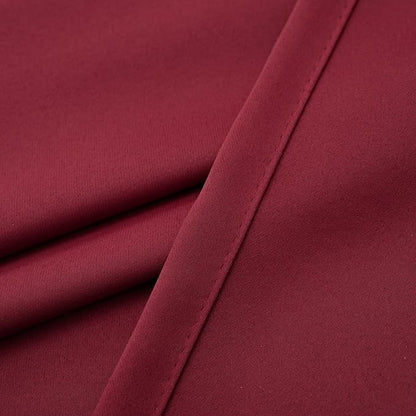 Pickluc Burgundy Cafe Curtain 36 Inches Length, Rod Pocket Small Kitchen Curtain - Image 4