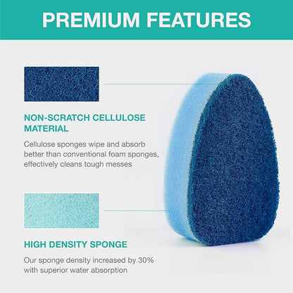Dishwand Refills Sponges Refill, Dish Wand Replacement Heads, Heavy Duty Scrub - Image 4