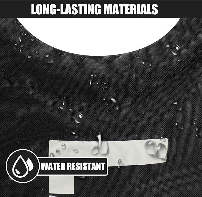 DOKEHOM 125L X-Large Laundry Basket, Collapsible Laundry Bag, Freestanding Tall Clothes Hamper, Foldable Washing Bin (Black)