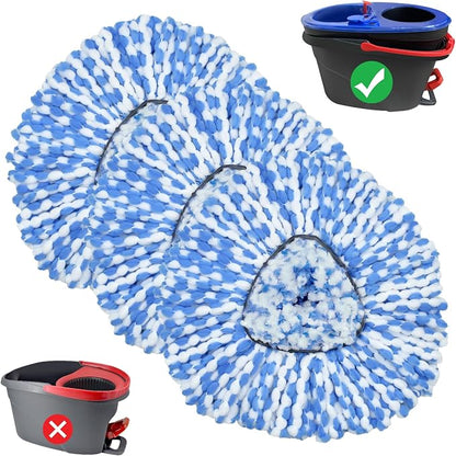 Spin Mop Replace Head, Mop Handle and Base Compatible - Image 9