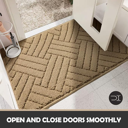 Door Mat Indoor Doormat, Entryway Rug Door Mats Non-Slip Rubber Backing - Image 5