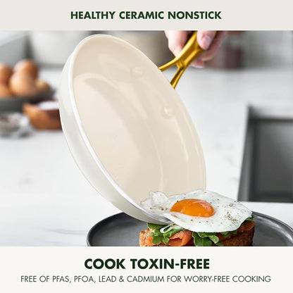 GreenPan Swift 10" Ceramic Nonstick Frying Pan Skillet, PFAS & PFOA-Free - Image 2