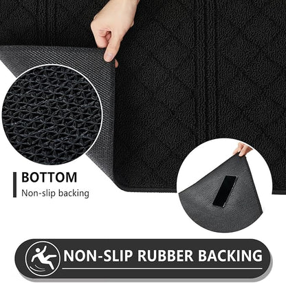 REFETONE Indoor Doormat, Front Back Door Mat 20"x32" Absorbent Rubber Backing - Image 5