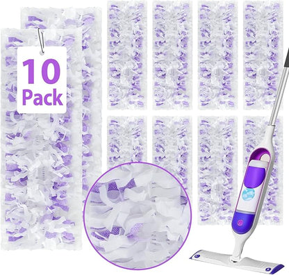 10 Count ‌Disposable Heavy-Duty Power Mop Pads Refills by Unknown