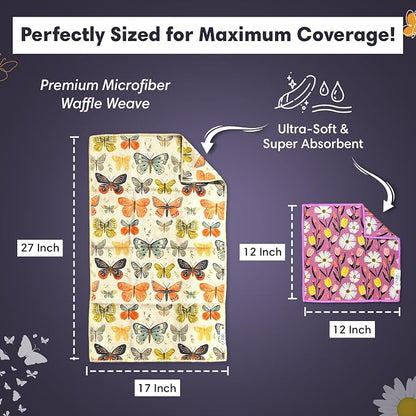 Microfiber Hand Towel & Washcloth Set of 2 - Image 6