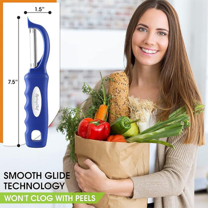 Spring Chef Stainless Steel Swivel Vegetable Peeler - Image 3