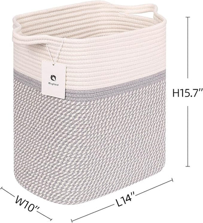 Medium and Large Woven Basket//With Handle, Used - Image 6