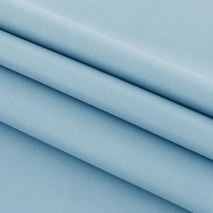 DWCN French Door Curtains – Rod Pocket Thermal Blackout Curtain - Image 5