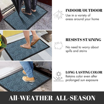 Yimobra Outdoor Mats for Front Door 29.5x17, All-Weather Waterproof Non-Slip - Image 5