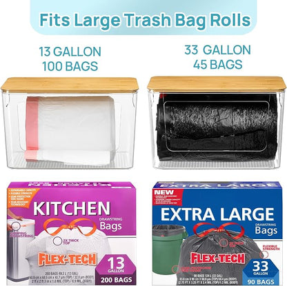 Vtopmart 2 Pack Trash Bag Holder - Image 3
