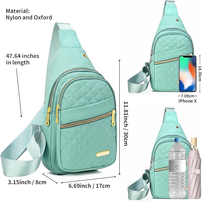 Small Sling Bag For Women Men Casual Crossbody Sling Backpack