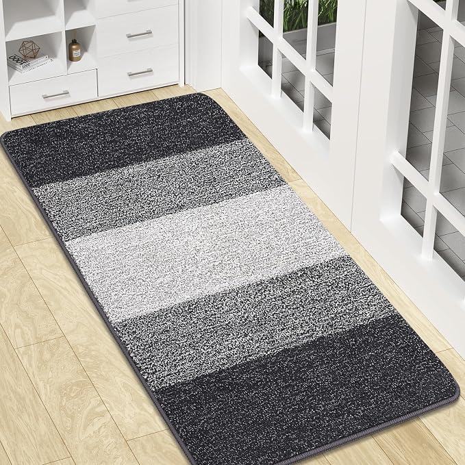Kitinjoy Indoor Outdoor Door Mat, 47x20 Non-Slip Absorbent Dirt Trapper by Kitinjoy