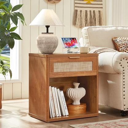 LEYAOYAO Rattan Nightstand - Image 4
