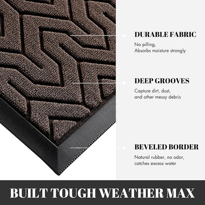 Yimobra Extra Large Door Mat Outside Entrance 60x32, Waterproof Heavy Duty - Image 6