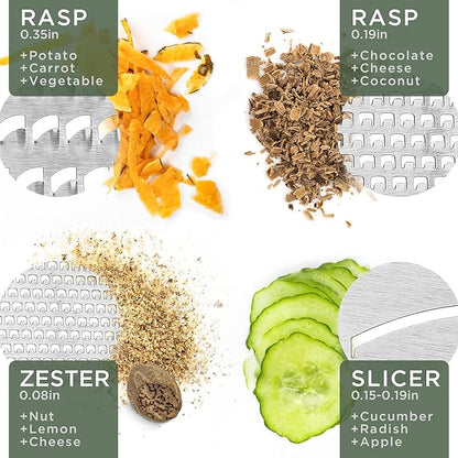 WALDWERK Premium Grater with Etched Stainless Steel Blades - Image 4