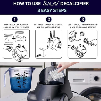 Garment Steamer Descaling Solution Decalcifier Packets - Image 3