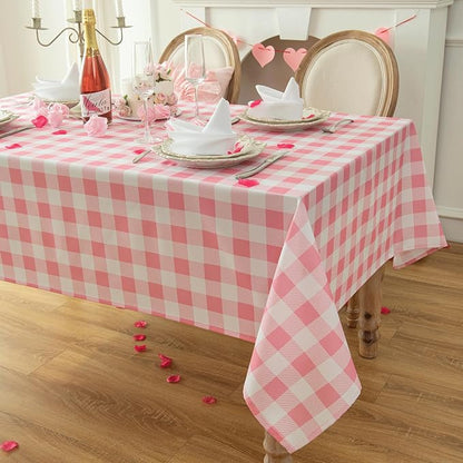 Classic Gingham Buffalo Tablecloth Fabric - Image 9