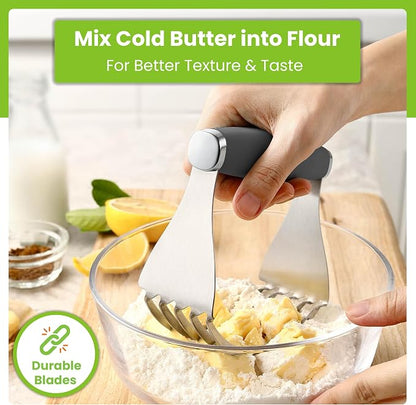 Spring Chef XL Stainless Steel Pastry Cutter Tool - Image 6