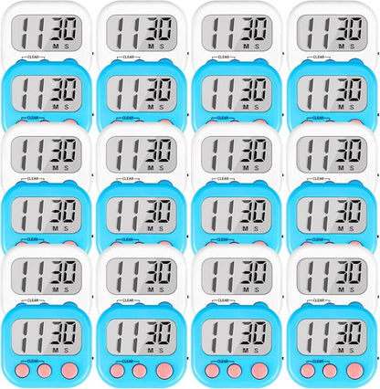 Timer for Kids Teachers Digital Kitchen Timers for Cooking Large Magnetic by AOUCE