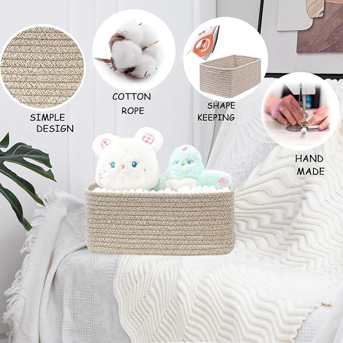 COMFY-HOMI 13" x 8.5" x 5.1" Storage Baskets - Image 8