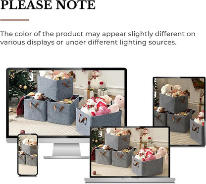 GRANNY SAYS Closet Storage Baskets, Collapsible Fabric Storage Bins - Image 9