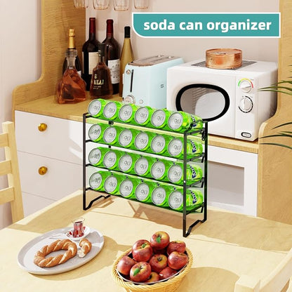 Simple Trending 2 Pack 4 Tier Spice Rack Organizer, Stackable Kitchen Counter - Image 5