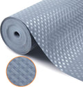 Shelf Liners for Kitchen Cabinets Non Adhesive Drawer Liner EVA Material Cupboard Mat Waterproof Refrigerator Mats Washable Fridge Liner for Cupboard and Desks Shelf Liner 23.6 x 393.7 Inches