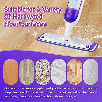 8 Pack Reusable Mop Pads Compatible - Image 6
