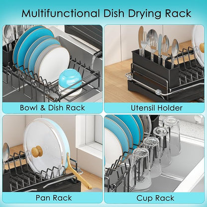 ANTOPY Dish Drying Rack in Sink, Expandable Rustproof Dish Rack - Image 7