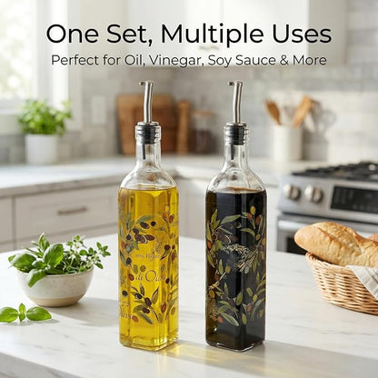 Topadorn 17 oz Olive Oil Dispenser Bottle Set - Image 3